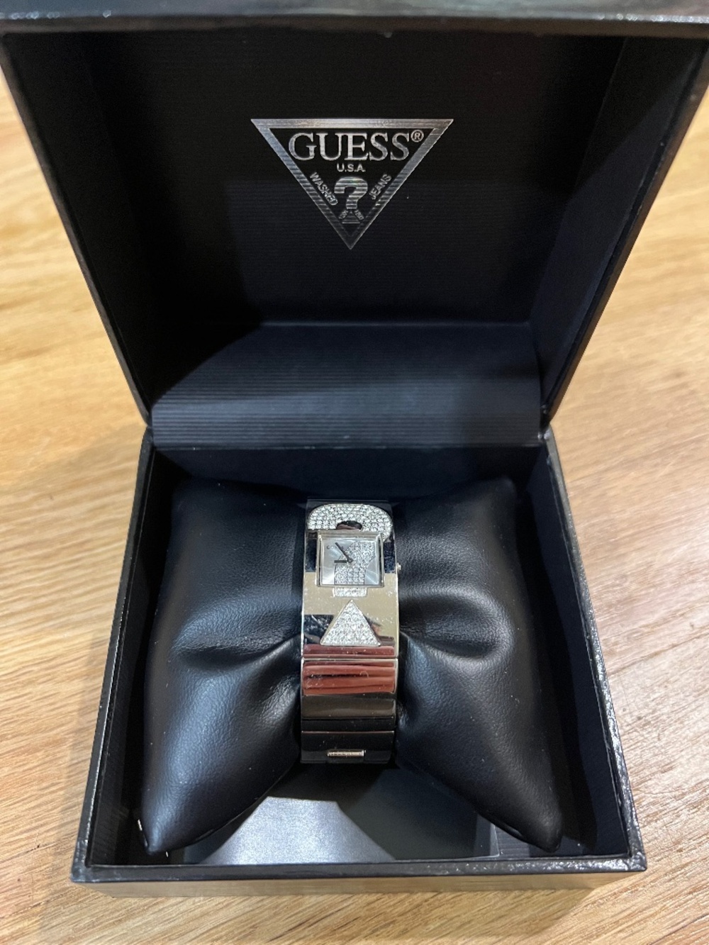 Authentic Guess Silver Dial Stainless Steel Watch